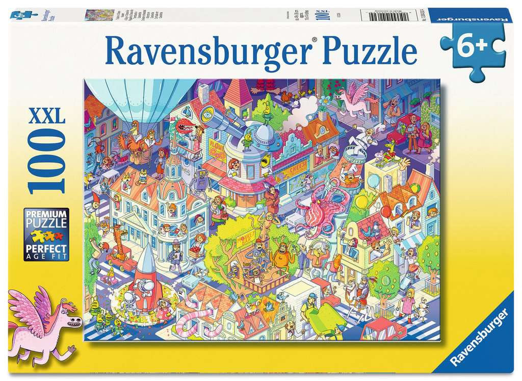 A Day in Chaosville XXL – 100 Piece Jigsaw Puzzle (Ravensburger)