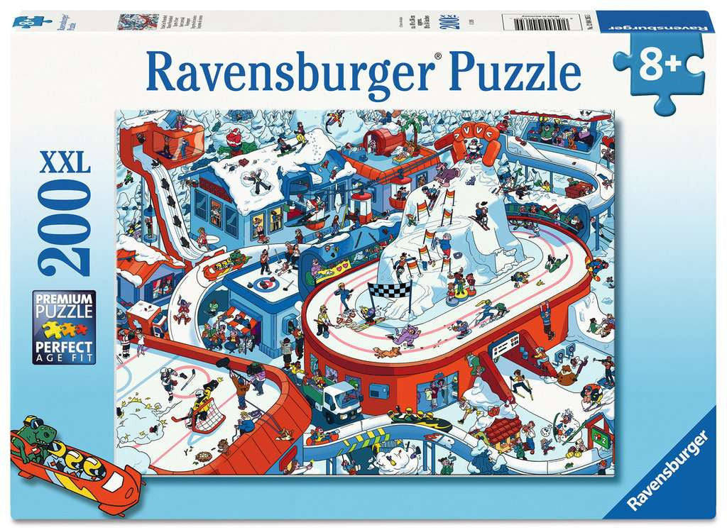 Box, straight on: Winter Sports Stadium - 200 XXL Piece Jigsaw Puzzle (Ravensburger)