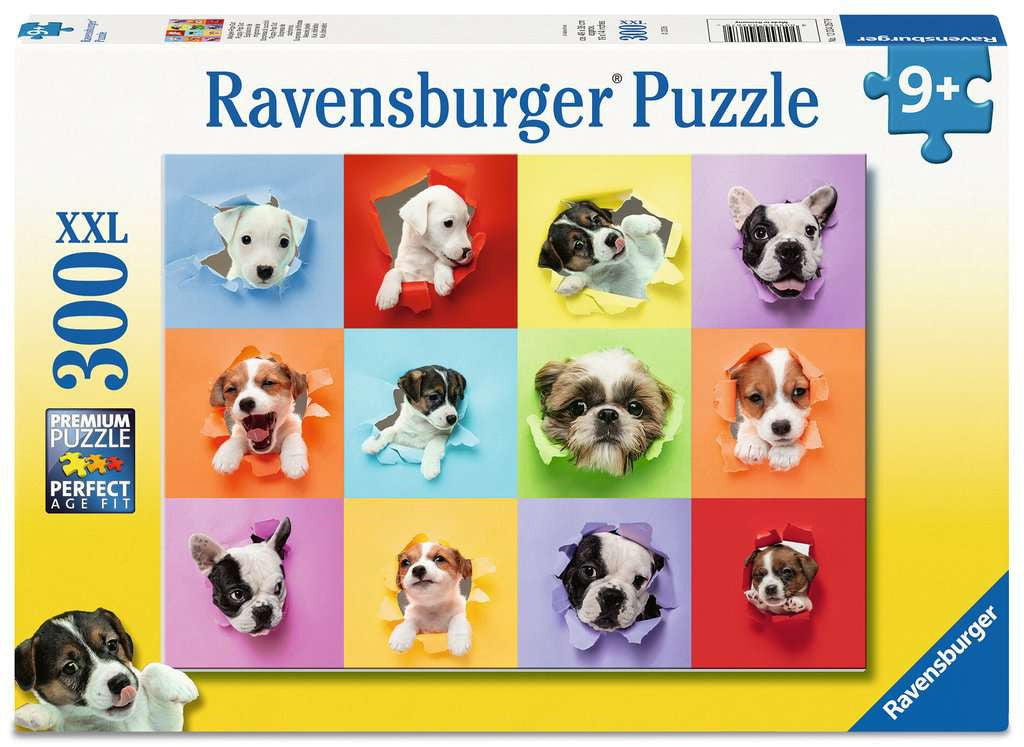 Puppy Pop Out XXL – 300 Piece Jigsaw Puzzle (Ravensburger)