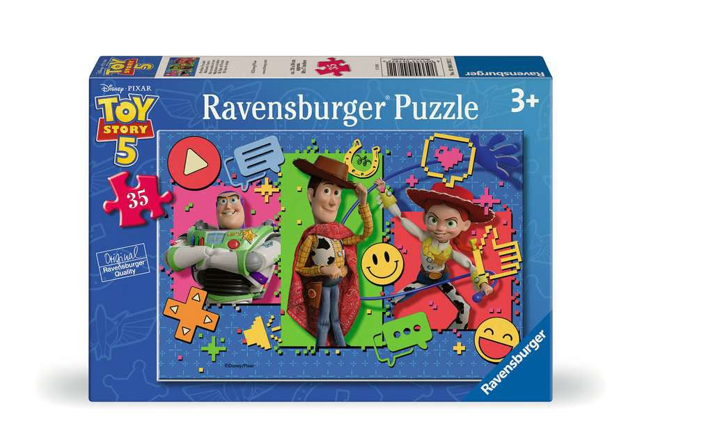 Box, straight on: Toy Story 5 - 35 Piece Jigsaw Puzzle (Ravensburger)