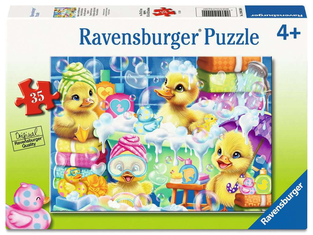 Scrub a Dub Duckies – 35 Piece Jigsaw Puzzle (Ravensburger)