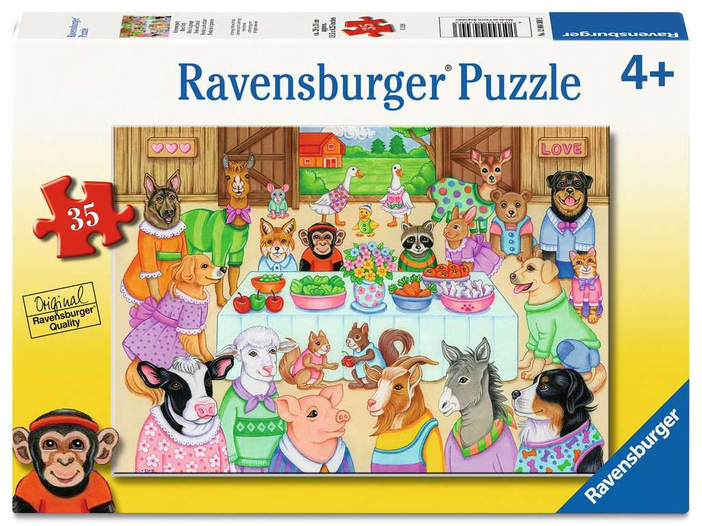Barn Party – 35 Piece Jigsaw Puzzle (Ravensburger)
