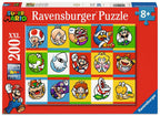Box, straight on: Super Mario Character Palette - 200 XXL Piece Jigsaw Puzzle (Ravensburger)