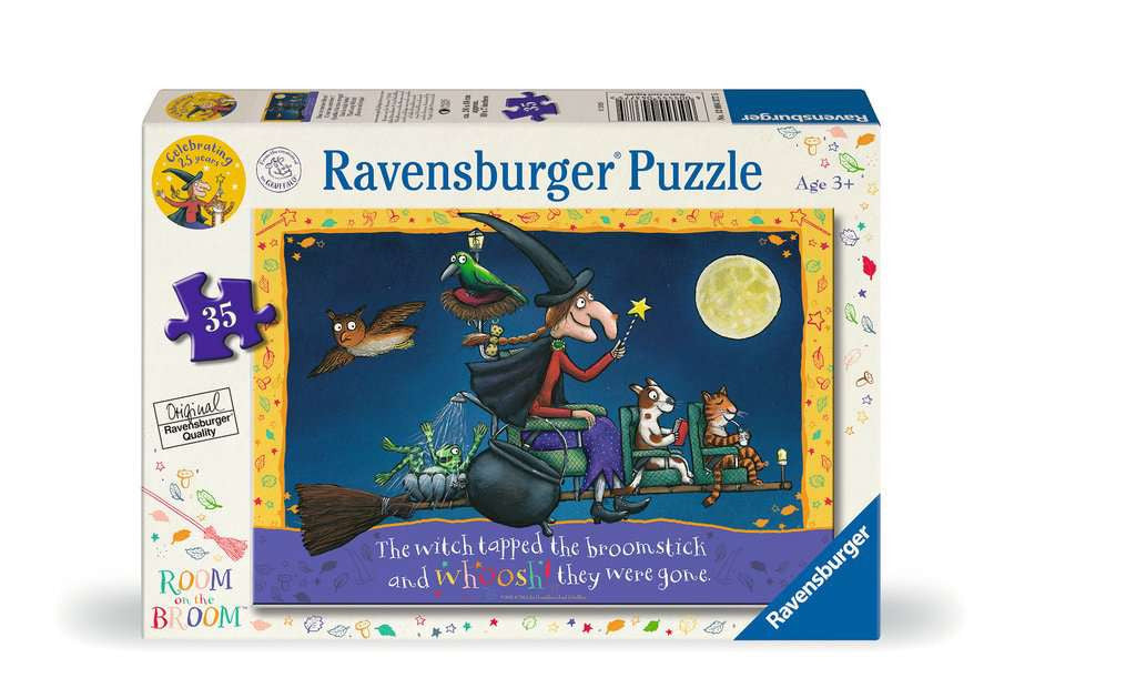Room on the Broom – 35 Piece Jigsaw Puzzle (Ravensburger)