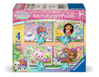 Gabby's Dollhouse Fairylandia – 4 in a Box (12, 16, 20, 24 Piece) Jigsaw Puzzles (Ravensburger)