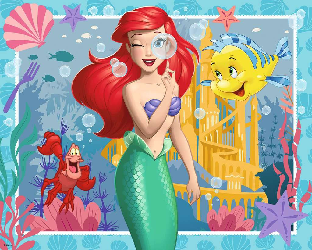 Artwork: Disney Giftables Ariel - 48 Piece Jigsaw Puzzle (Ravensburger)