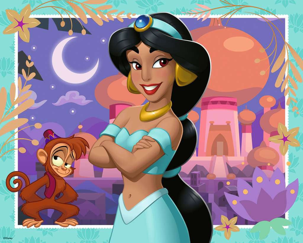 Artwork: Disney Giftables Jasmine - Building Together! - 48 Piece Jigsaw Puzzle (Ravensburger)