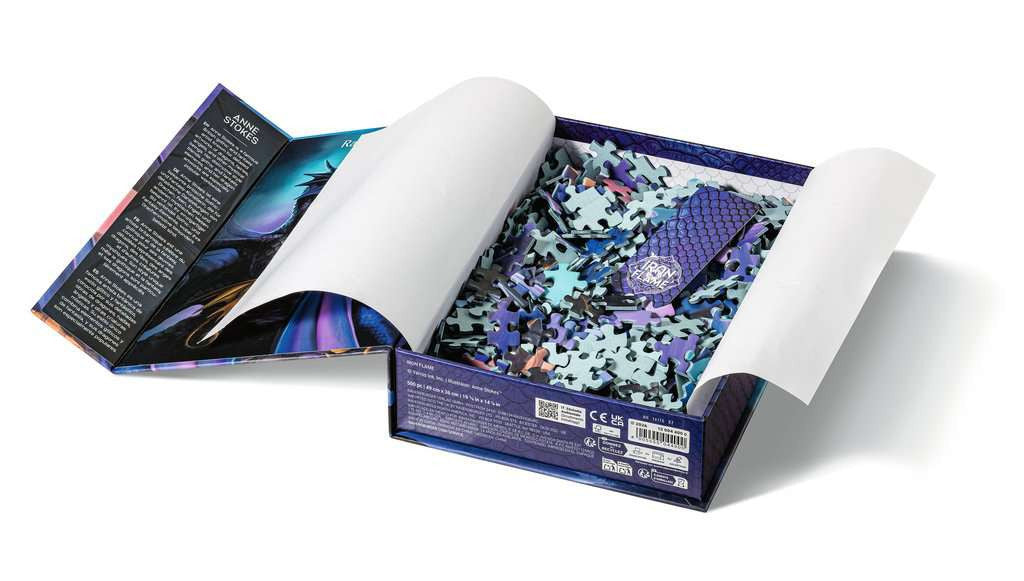 Contents: Iron Flame - 500 Piece Jigsaw Puzzle (Ravensburger)