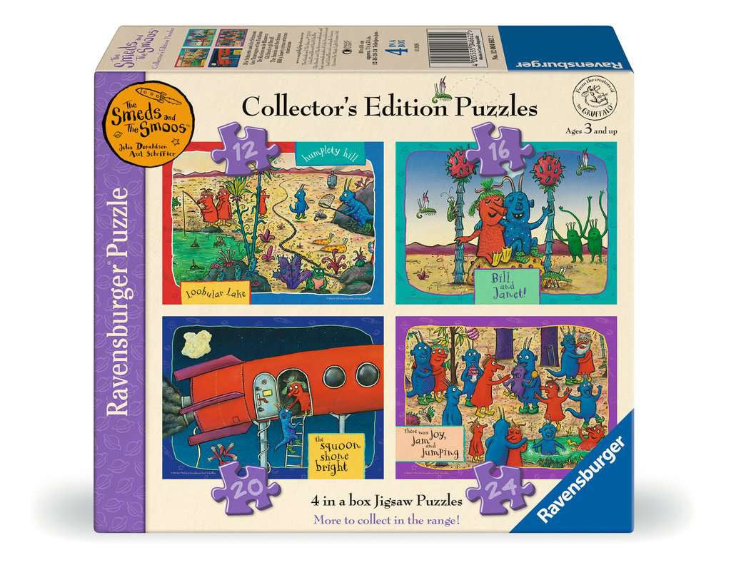 The Smeds and the Smoos – 4 in a Box (12, 16, 20, 24 Piece) Jigsaw Puzzles (Ravensburger)