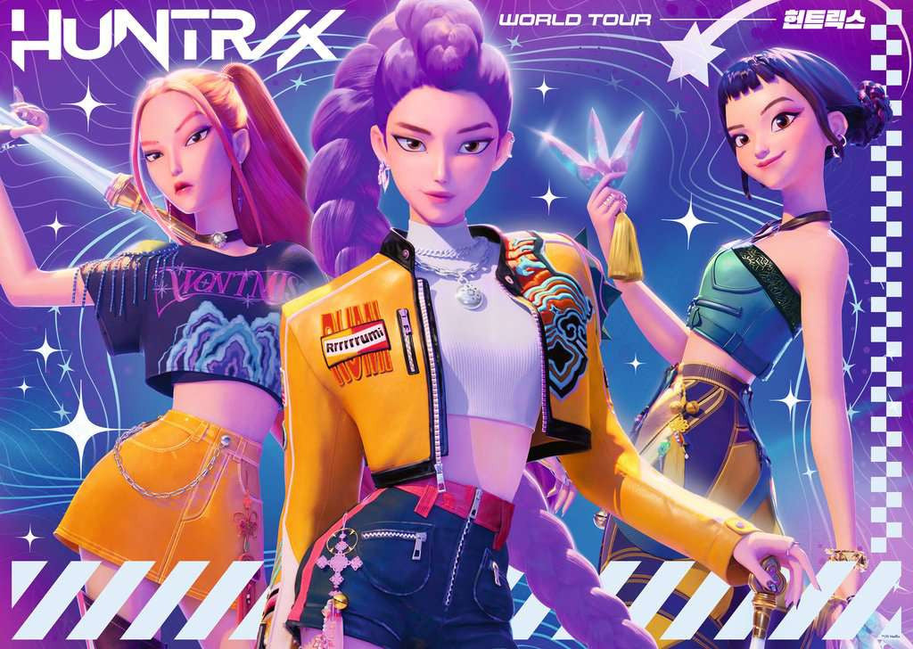 Artwork: K-Pop Demon Hunters: Huntr/x World Tour – 125 Piece Giant Floor Jigsaw Puzzle (Ravensburger)
