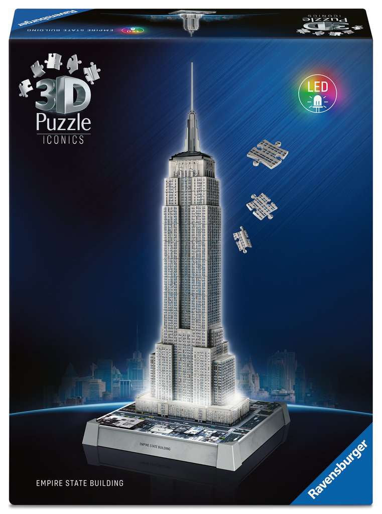 Empire State Building Light Up – 216 Piece 3D Jigsaw Puzzle (Ravensburger)