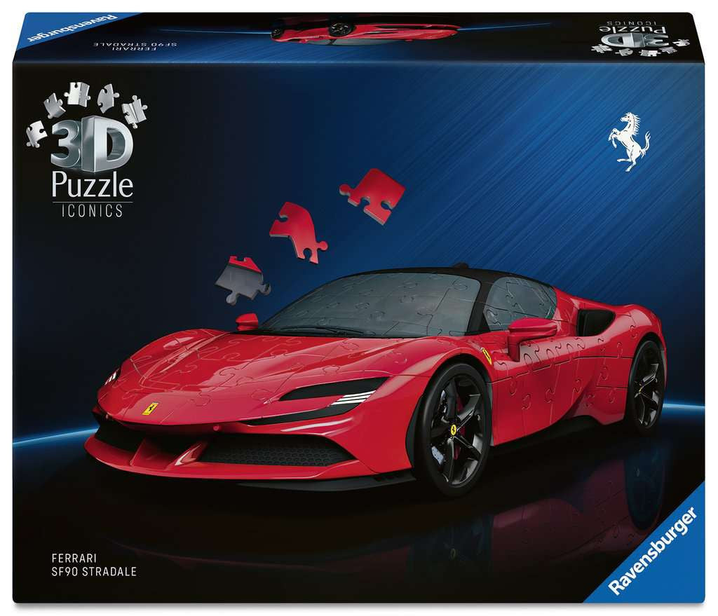 Ferrari SF90 Stradale – 108 Piece 3D Jigsaw Puzzle (Ravensburger)