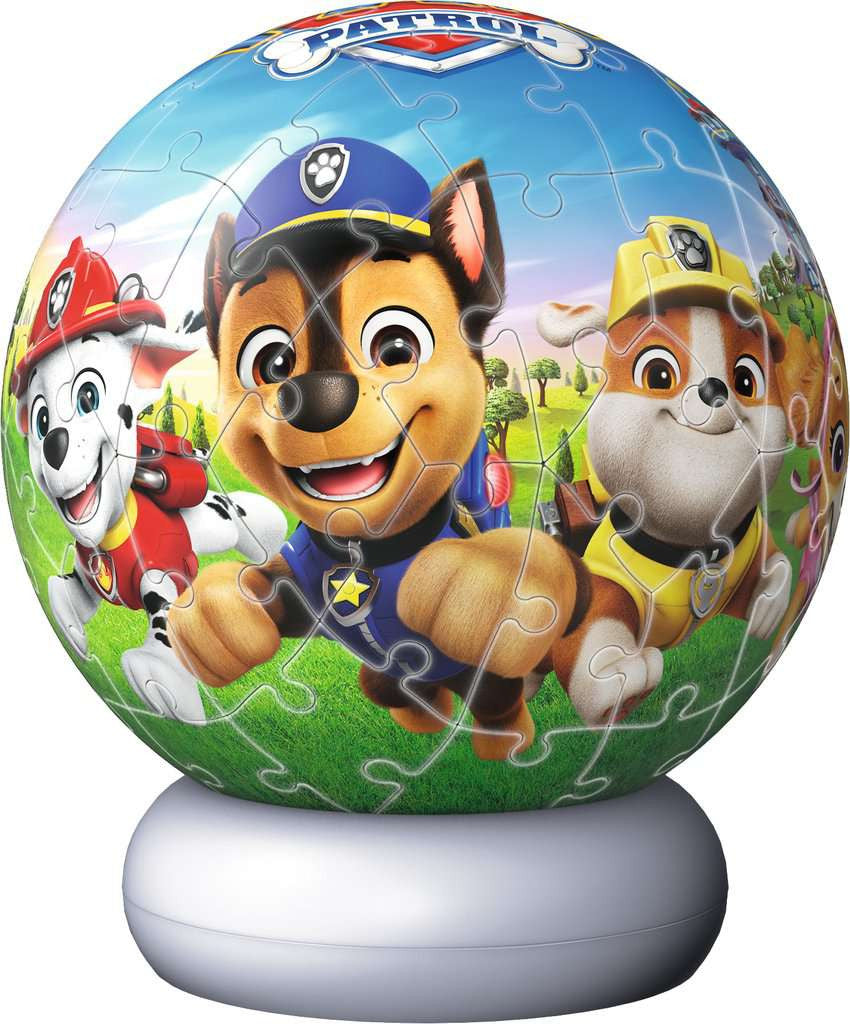 Paw Patrol Lit – 72 Piece 3D Night Light Jigsaw Puzzle (Ravensburger)
