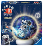 Astronauts in Space Lit – 72 Piece 3D Night Light Jigsaw Puzzle (Ravensburger)