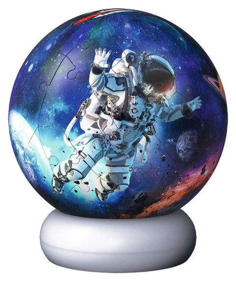 Astronauts in Space Lit – 72 Piece 3D Night Light Jigsaw Puzzle (Ravensburger)