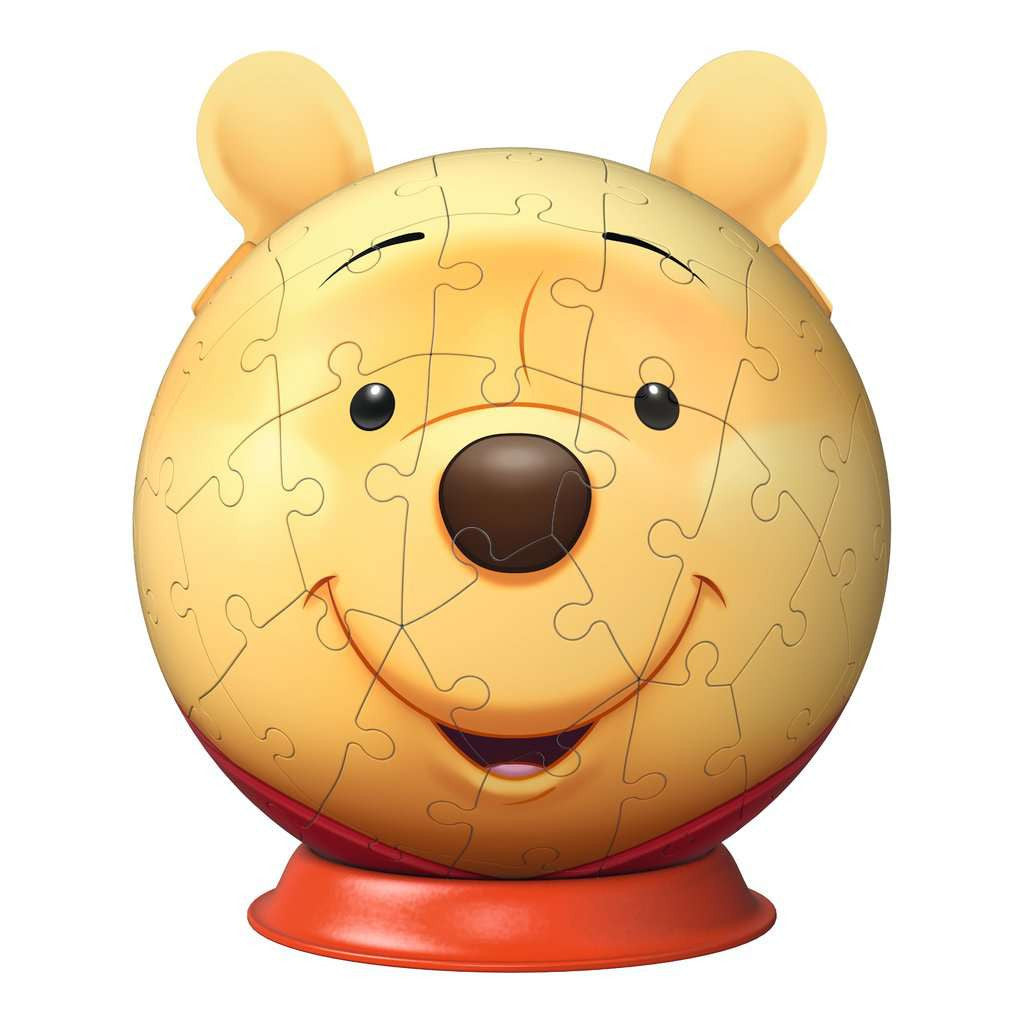 Winnie the Pooh with Ears – 77 Piece 3D Jigsaw Puzzle (Ravensburger)