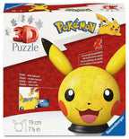 Pokémon Pikachu with Ears – 72 Piece 3D Jigsaw Puzzle (Ravensburger)