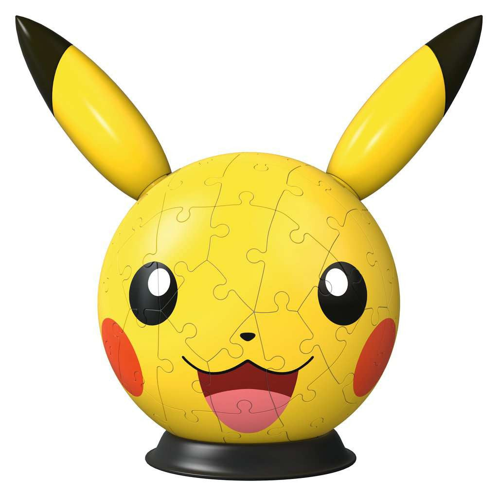 Pokémon Pikachu with Ears – 72 Piece 3D Jigsaw Puzzle (Ravensburger)