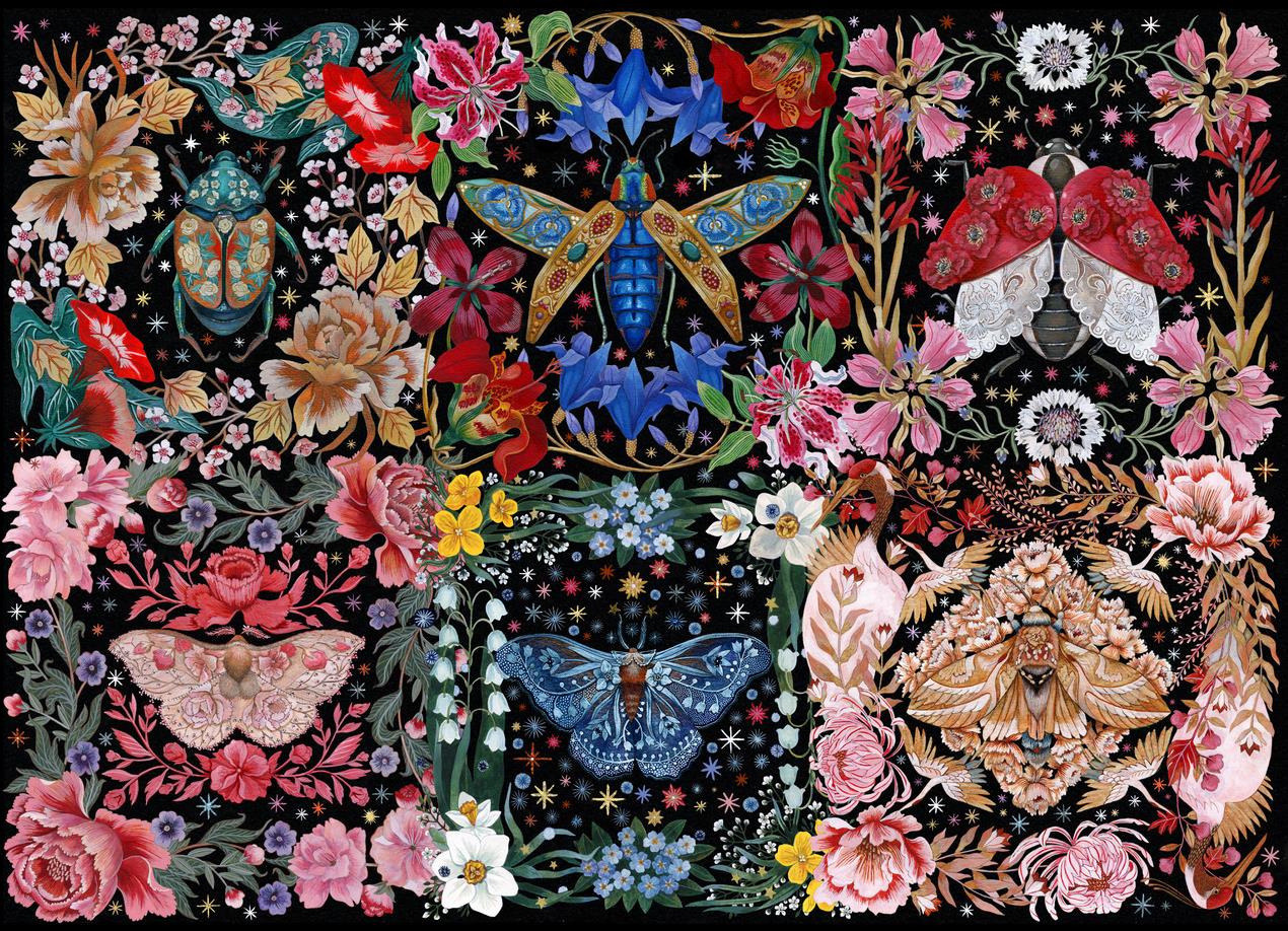 Blooming Beetles – 1000 Piece Jigsaw Puzzle (Gibsons)
