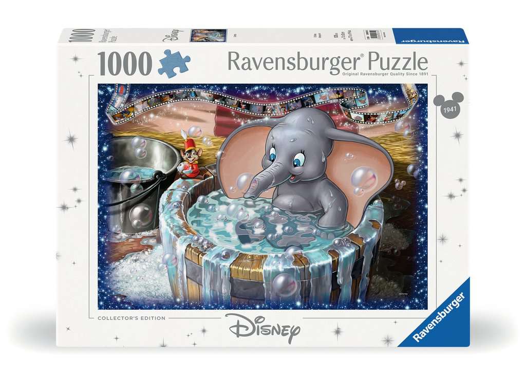 Disney Collector's Edition Dumbo – 1000 Piece Jigsaw Puzzle (Ravensburger) - Completed Puzzle