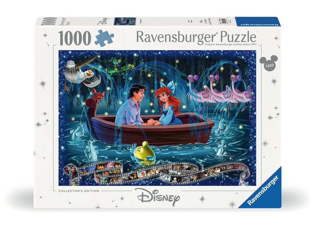 Disney Collector's Edition Little Mermaid – 1000 Piece Jigsaw Puzzle (Ravensburger) - Completed Puzzle