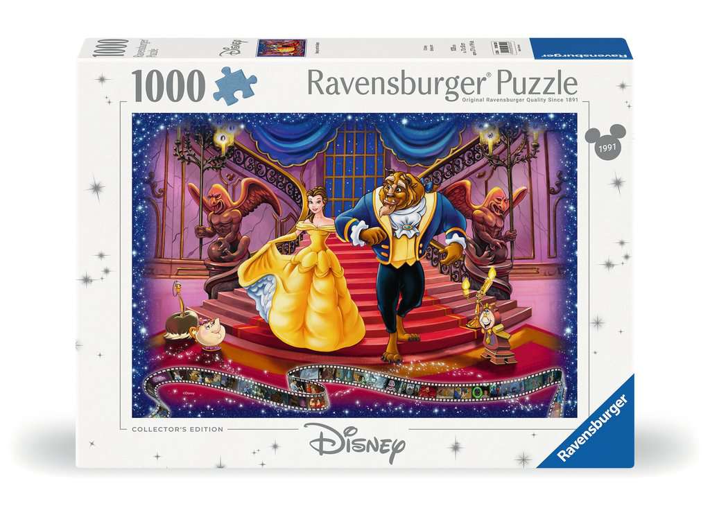 Disney Collector's Edition Beauty & The Beast – 1000 Piece Jigsaw Puzzle (Ravensburger) - Completed Puzzle