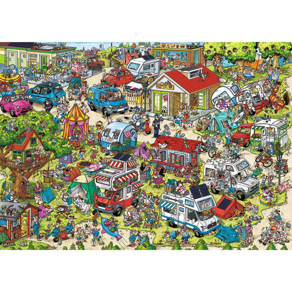 Artwork: The Campsite – 1000 Piece Jigsaw Puzzle (Ravensburger)