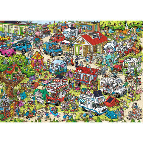 Artwork: The Campsite – 1000 Piece Jigsaw Puzzle (Ravensburger)