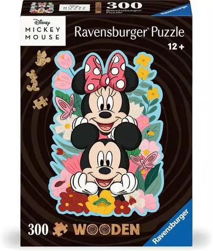 Ravensburger - Disney Mickey & Minnie - 300 Piece Wooden Jigsaw Puzzle