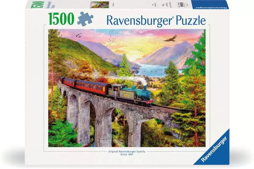 Autumn Viaduct – 1500 Piece Jigsaw Puzzle (Ravensburger)