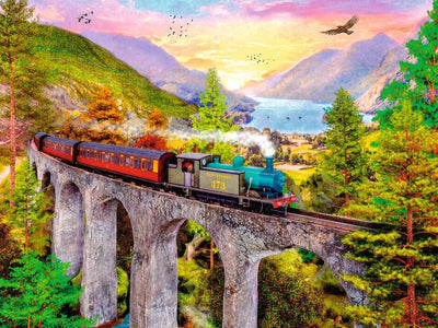 Autumn Viaduct – 1500 Piece Jigsaw Puzzle (Ravensburger)
