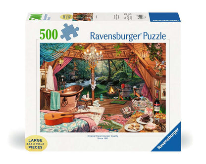 Ravensburger - Cosy Glamping - 500 Piece Large Format Jigsaw Puzzle