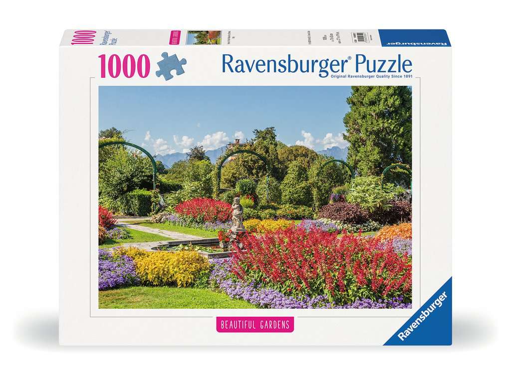 Ravensburger - Beautiful Gardens – Stresa, Italy - 1000 Piece Jigsaw Puzzle