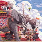 Around the World in 80 Days by Art & Soul – 750 Piece Jigsaw Puzzle (Ravensburger)