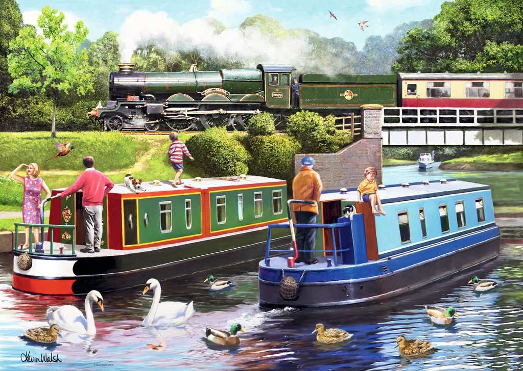 Leisure days No.10, Day on the Canal – 1000 Piece Jigsaw Puzzle (Ravensburger)