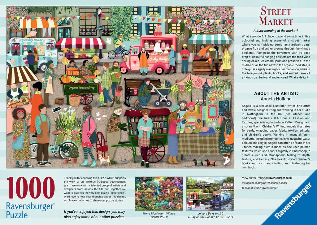 Street Market – 1000 Piece Jigsaw Puzzle (Ravensburger)