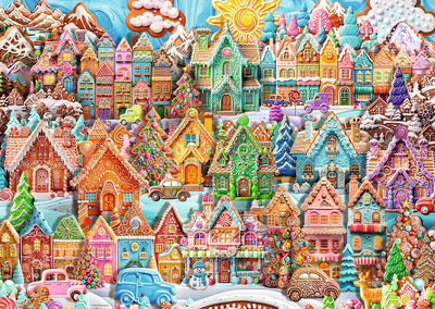 Christmas Cookie Village – 1000 Piece Jigsaw Puzzle (Ravensburger)