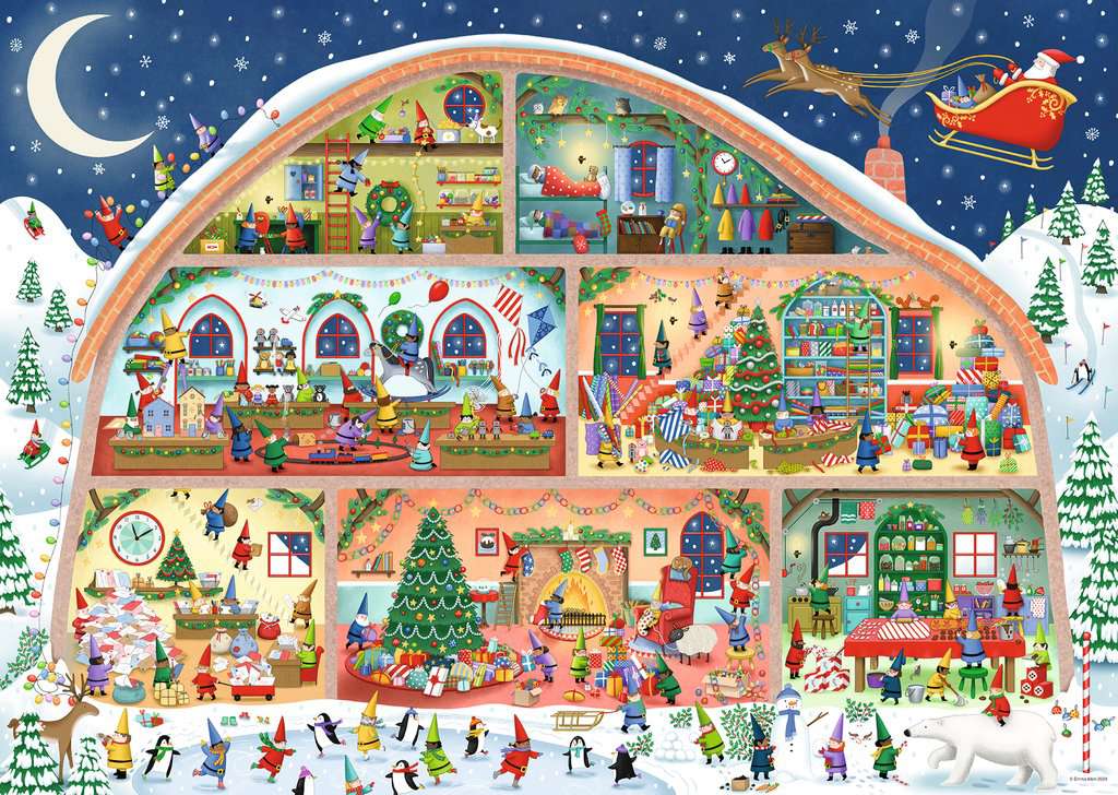 Santa’s Workshop – 1000 Piece Jigsaw Puzzle (Ravensburger)