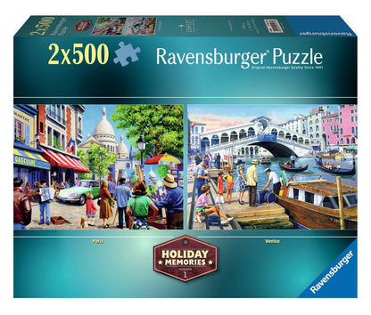 Ravensburger - Holiday Memories - 2 x 500 Piece Jigsaw Puzzles