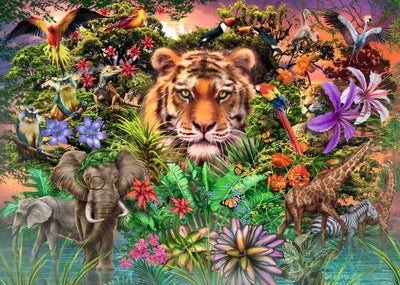 Jungle Tiger – 1000 Piece Jigsaw Puzzle (Ravensburger)