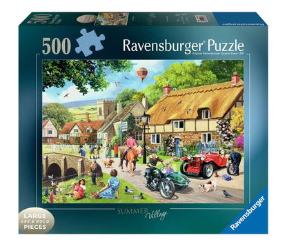 Ravensburger - Summer Village - 500 Piece Large Format Jigsaw Puzzle