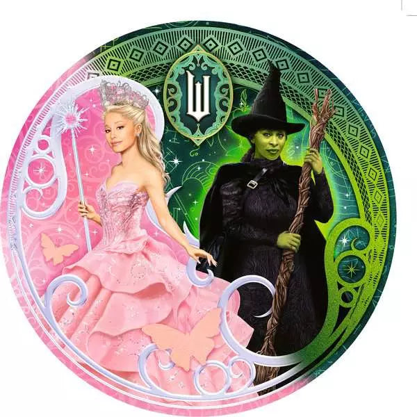 Ravensburger - Wicked the Movie - 500 Piece Circular Jigsaw Puzzle