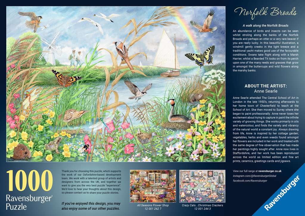 Norfolk Broads – 1000 Piece Jigsaw Puzzle (Ravensburger)
