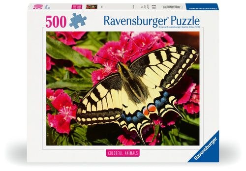 Colourful Animals: Butterfly – 500 Piece Jigsaw Puzzle (Ravensburger) - Image 2