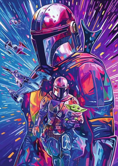 Ravensburger - Star Wars Hyperspace collection - The Mandalorian - 500 Piece Jigsaw Puzzle