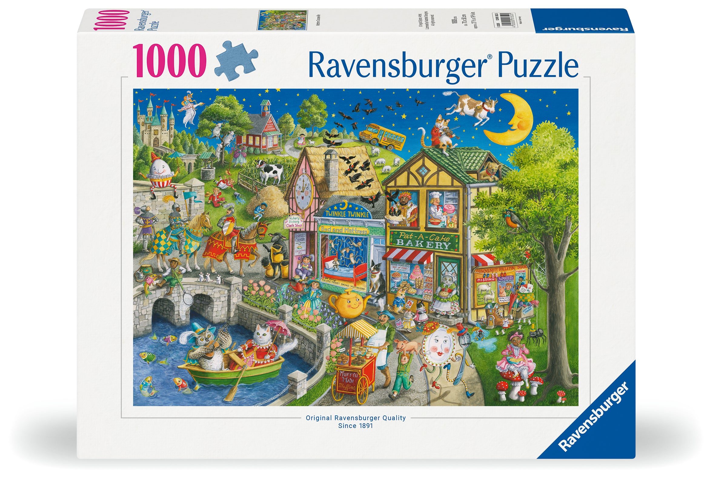 Mother Gooseville – 1000 Piece Jigsaw Puzzle (Ravensburger)