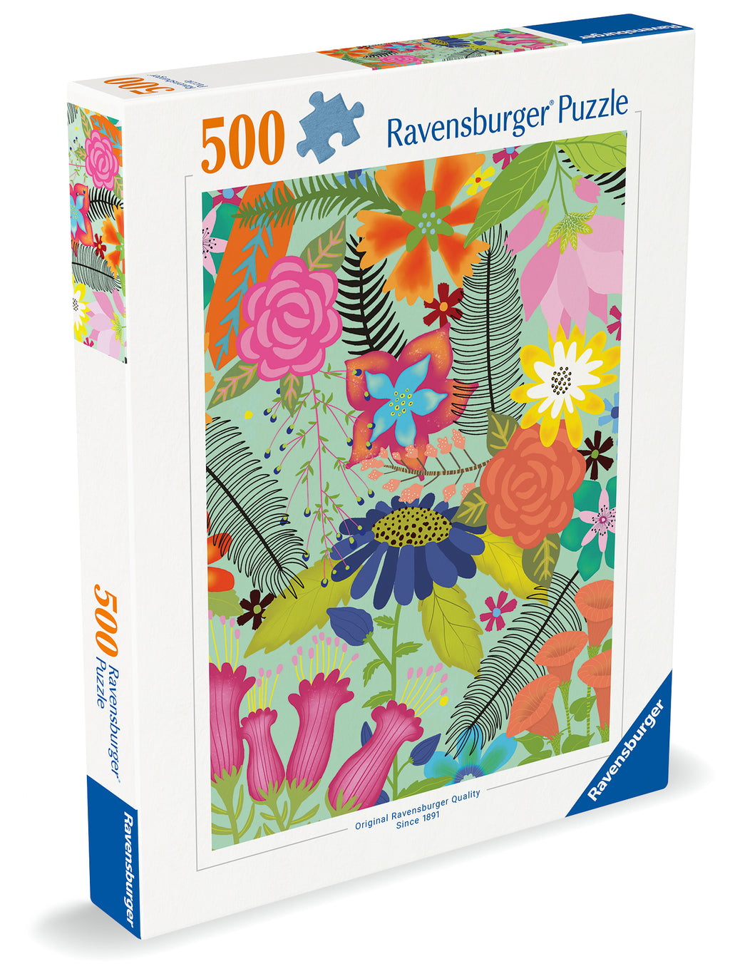Flower Jungle – 500 Piece Jigsaw Puzzle (Ravensburger)