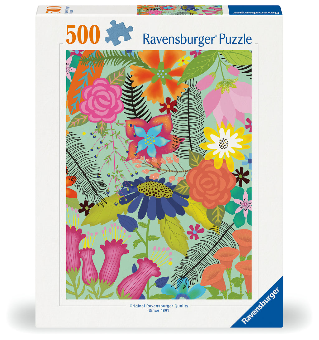 Flower Jungle – 500 Piece Jigsaw Puzzle (Ravensburger)