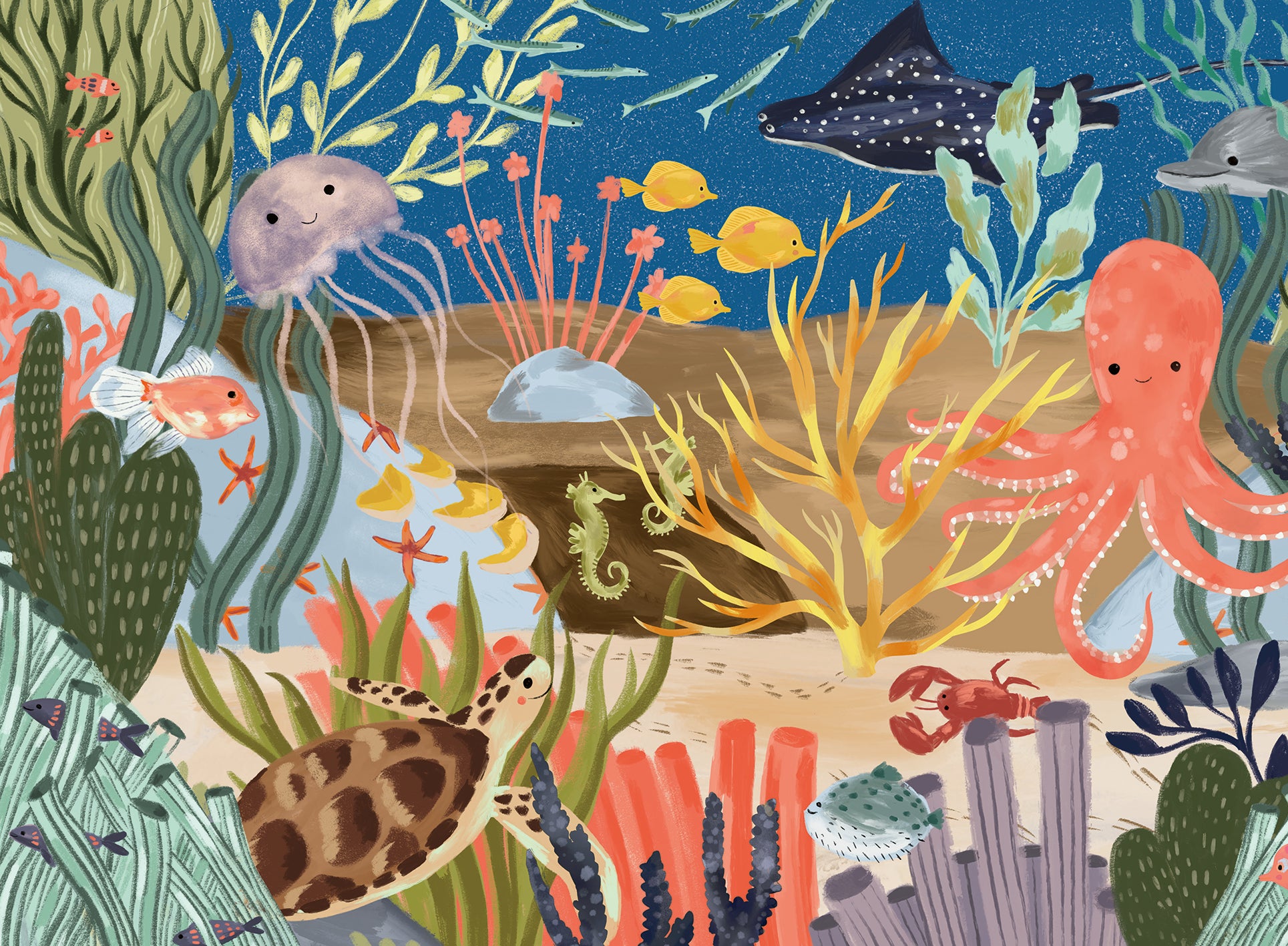 Ocean Whimsy – 500 Piece Jigsaw Puzzle (Ravensburger)