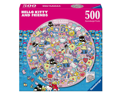 Ravensburger - Hello Kitty - 500 Piece Circular Jigsaw Puzzle